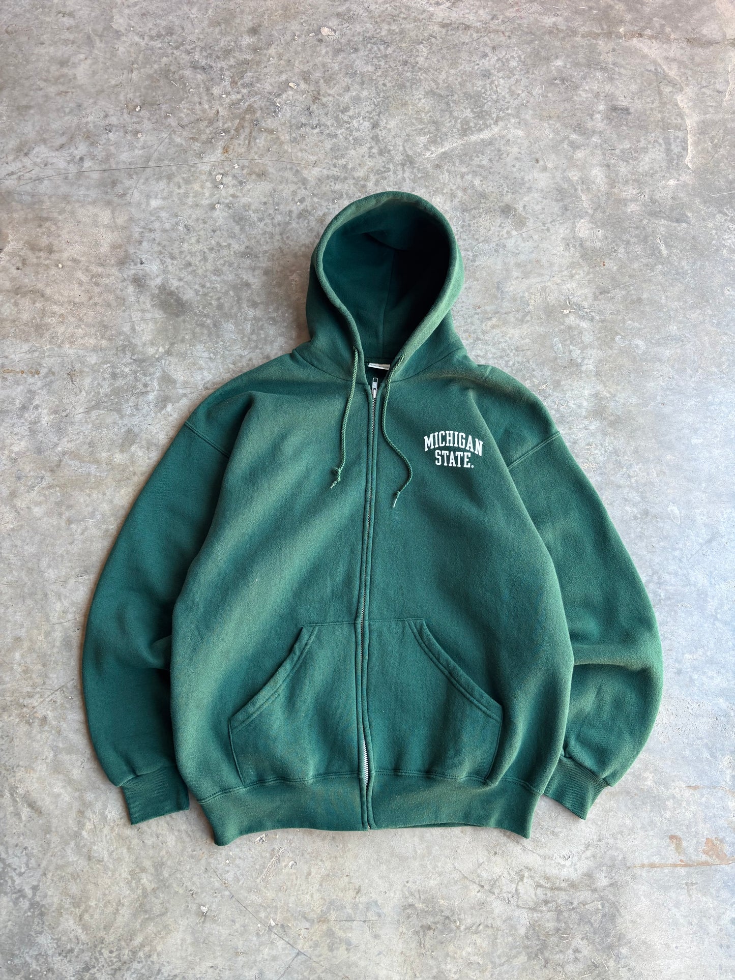 Michigan State Zip Up Hoodie - XL