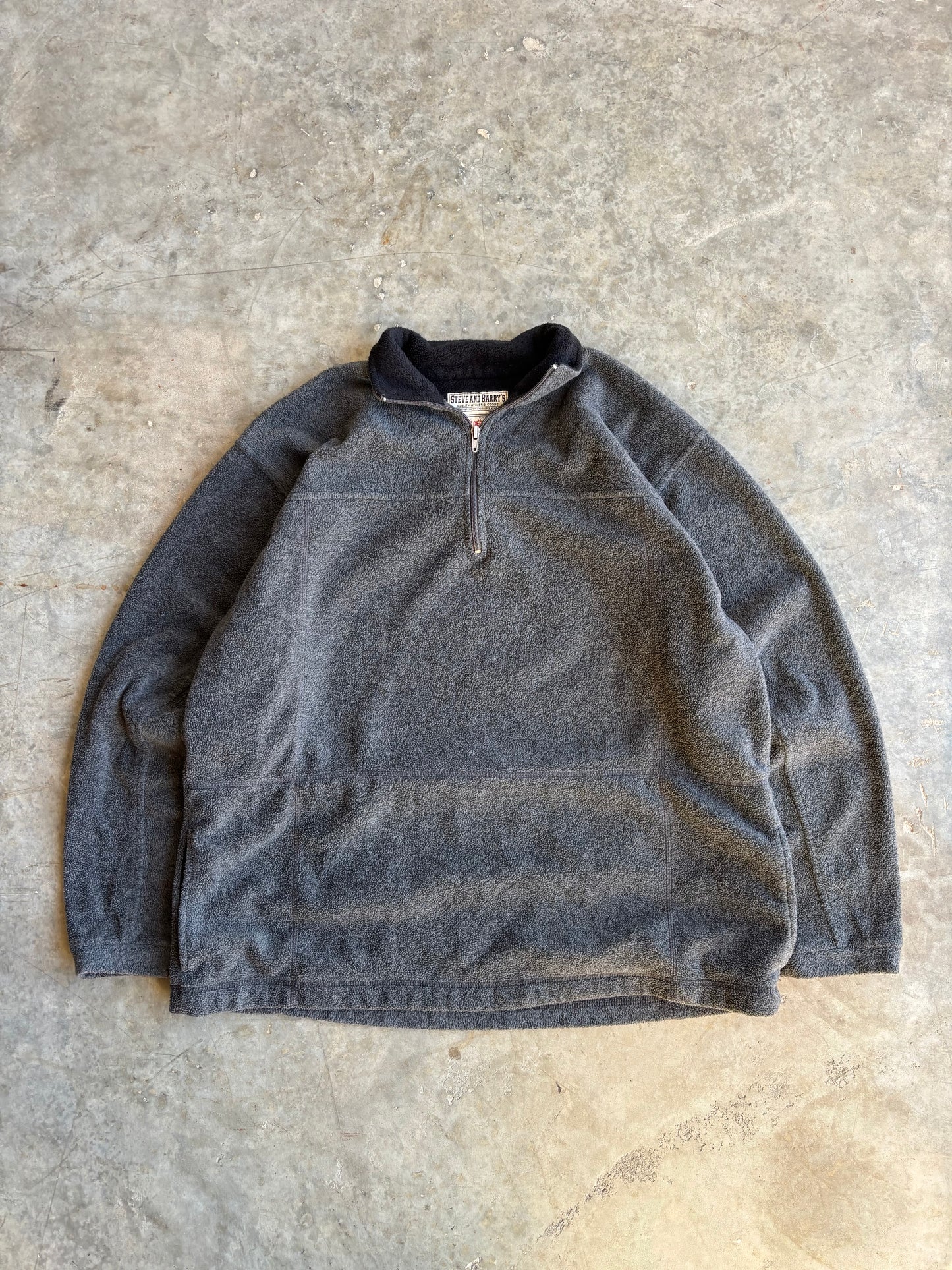Steve And Barry's Quarter Zip Fleece - XL