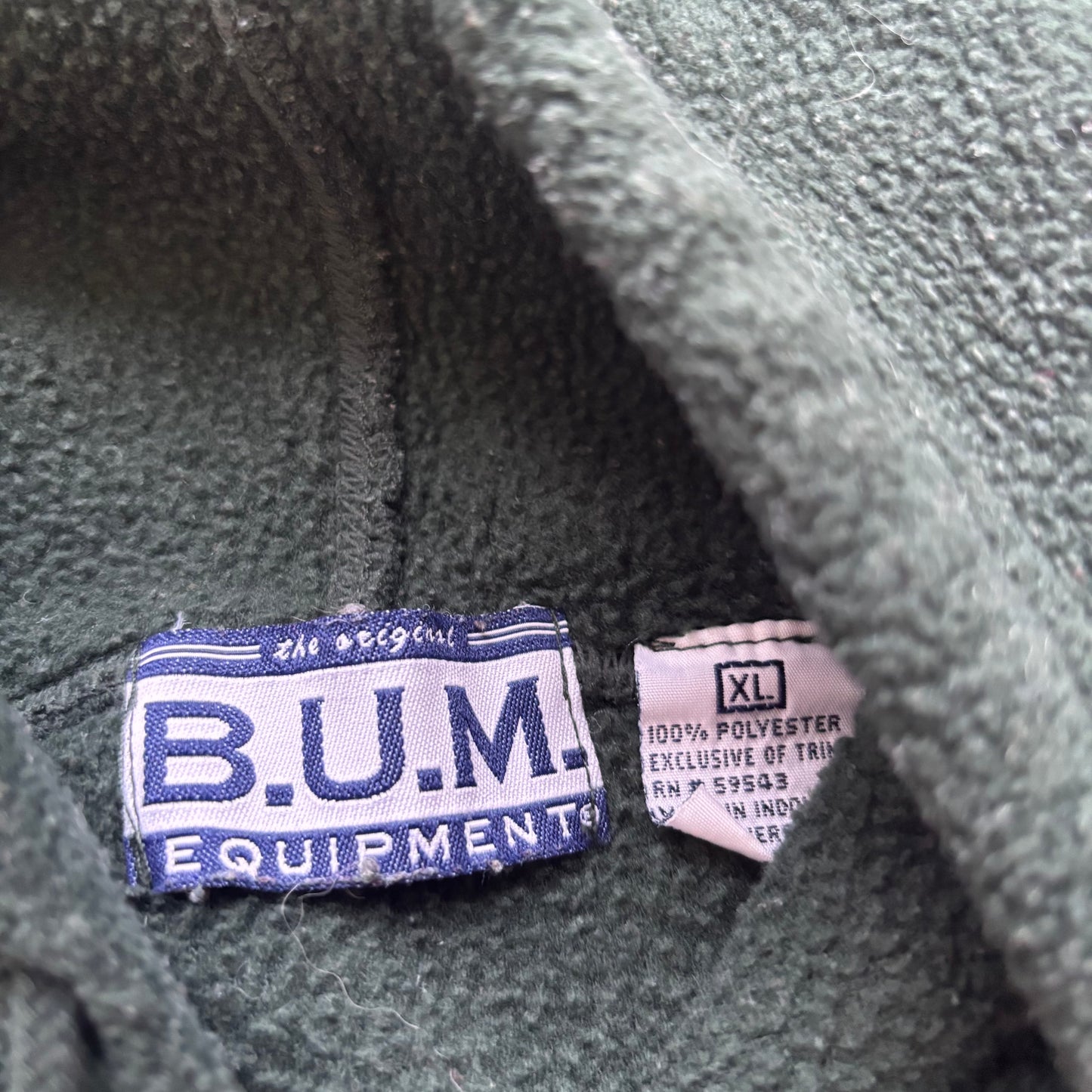 B.U.M. Equipment Fleece Hoodie - XL