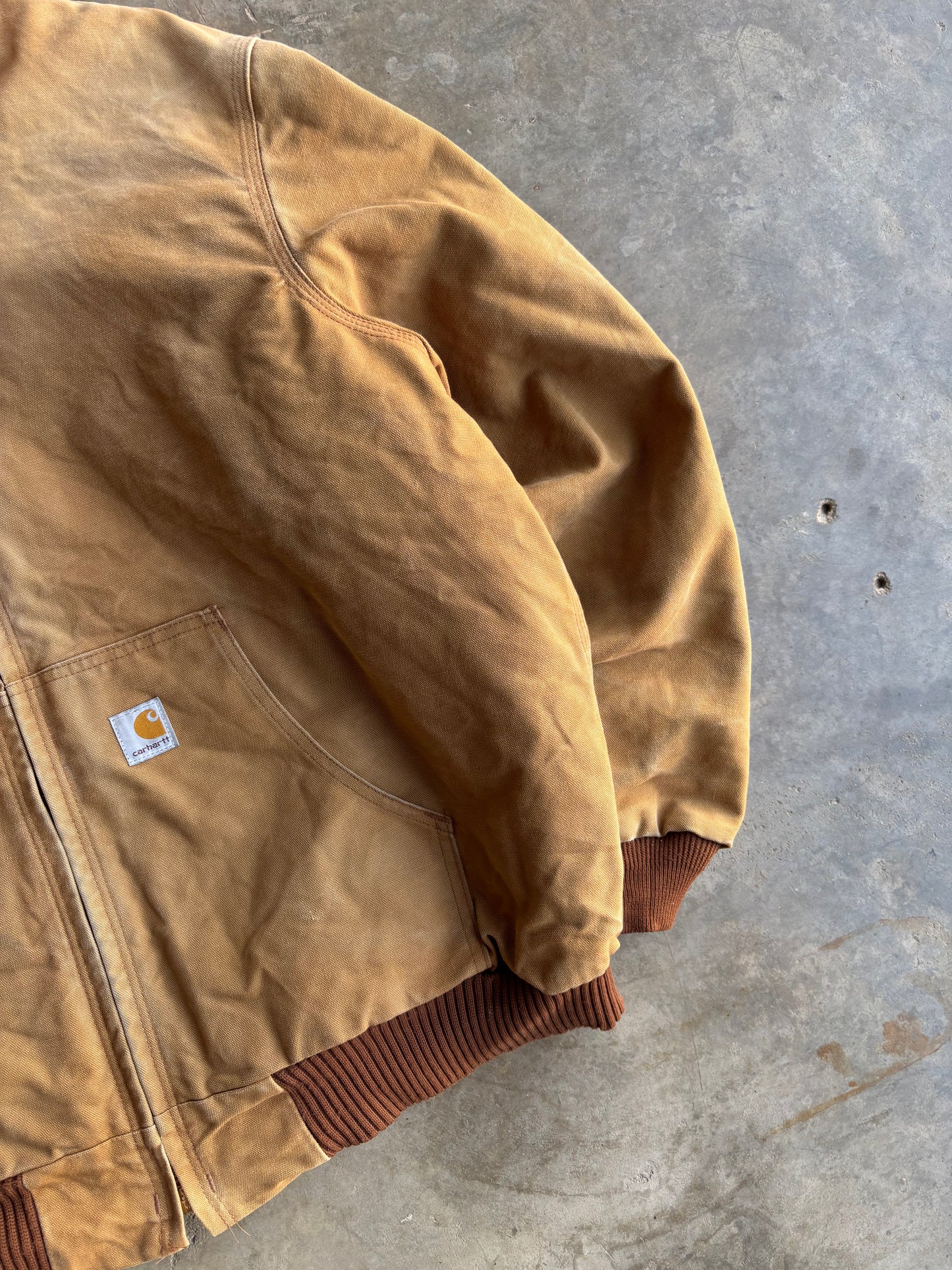 Carhartt Tan Hooded Jacket - XL