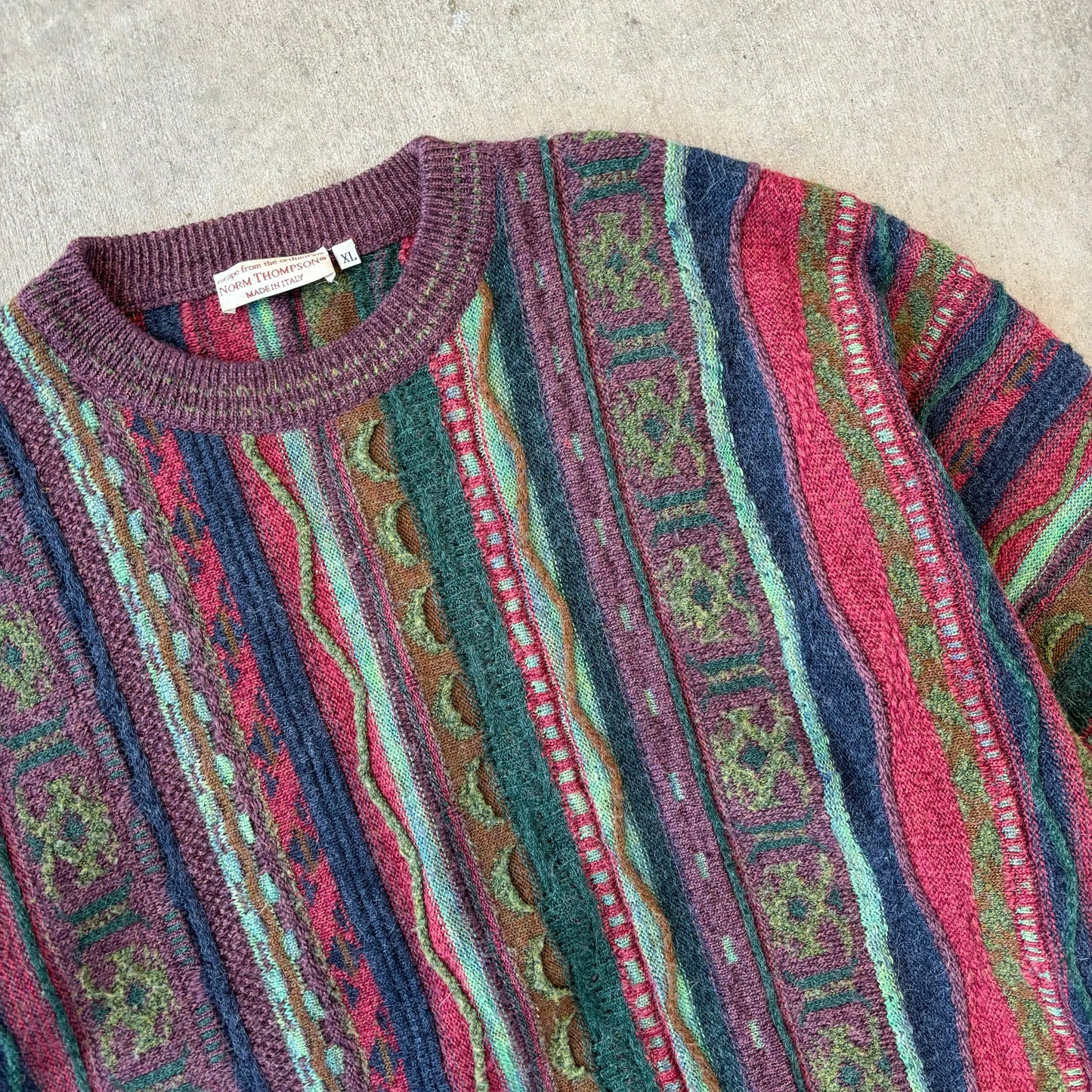 Coogi Style 3D Knit Sweater